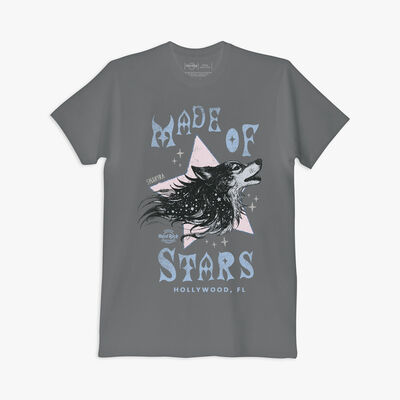 Shakira Star Wolf Tee in Charcoal Gray Shakira Star Wolf Tee in Charcoal Gray